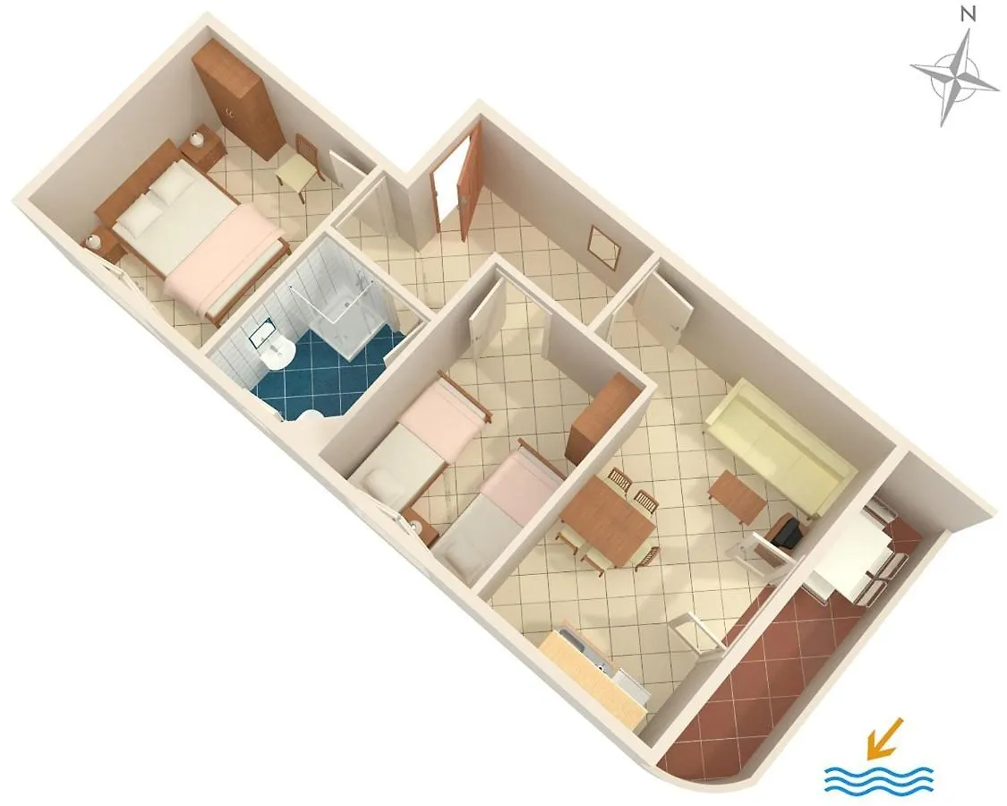 Apartments With A Parking Space Seget Vranjica, Trogir - 8507