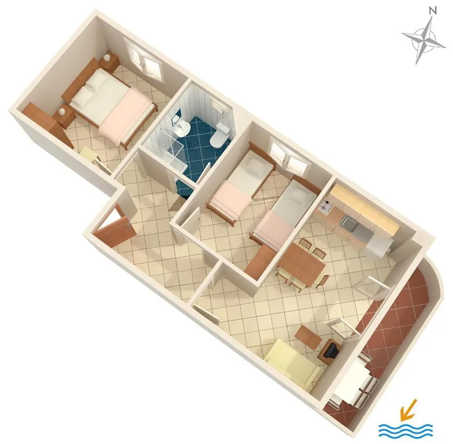 Apartments With A Parking Space Seget Vranjica, Trogir - 8507 Croatia